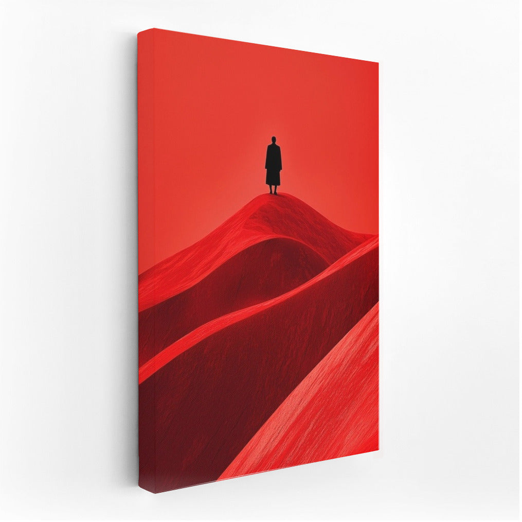The Scarlet Traveler: Silhouette in the Sands