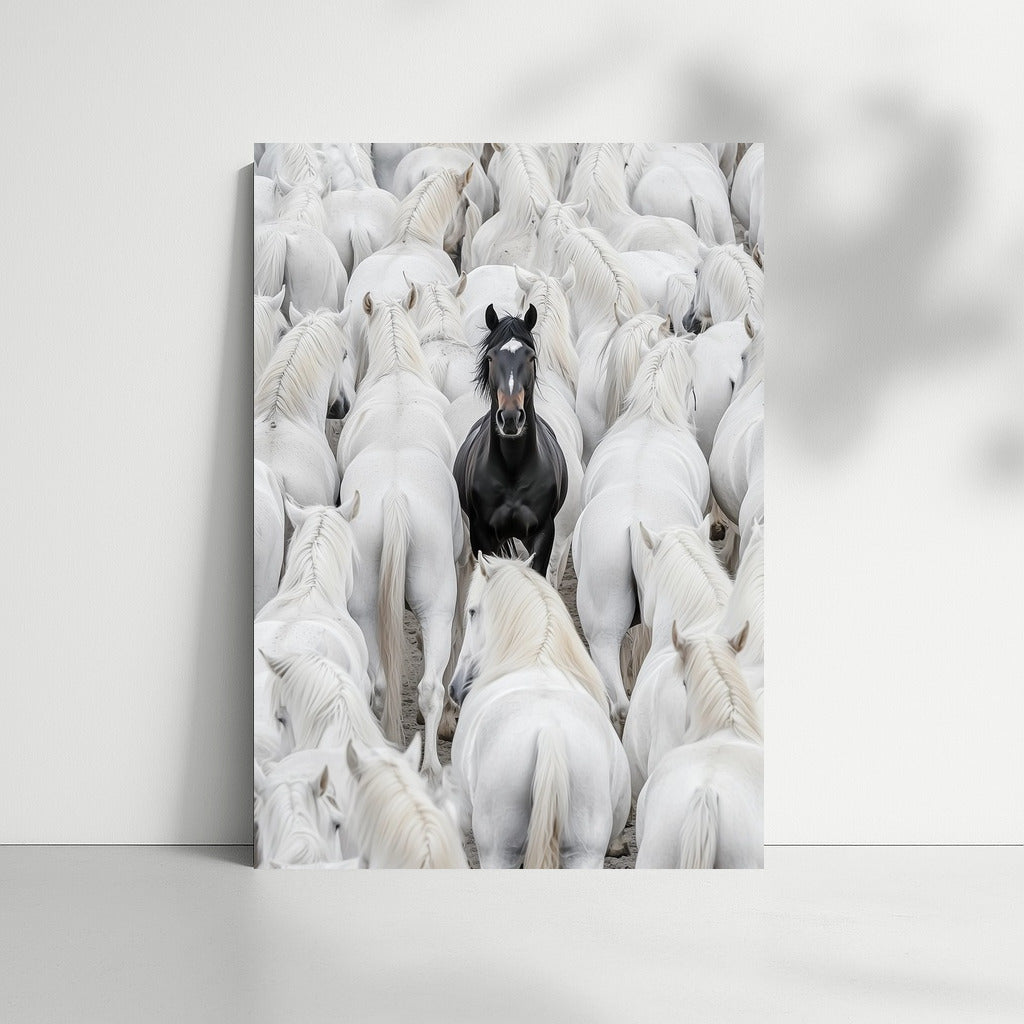 Dance of Shadow and Light: Horse in Glitter