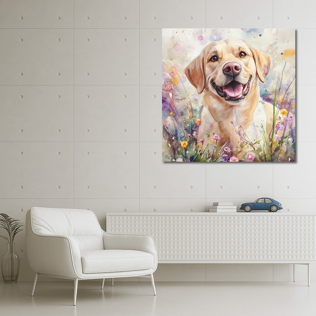 Flower Labrador: Oasis of Joy