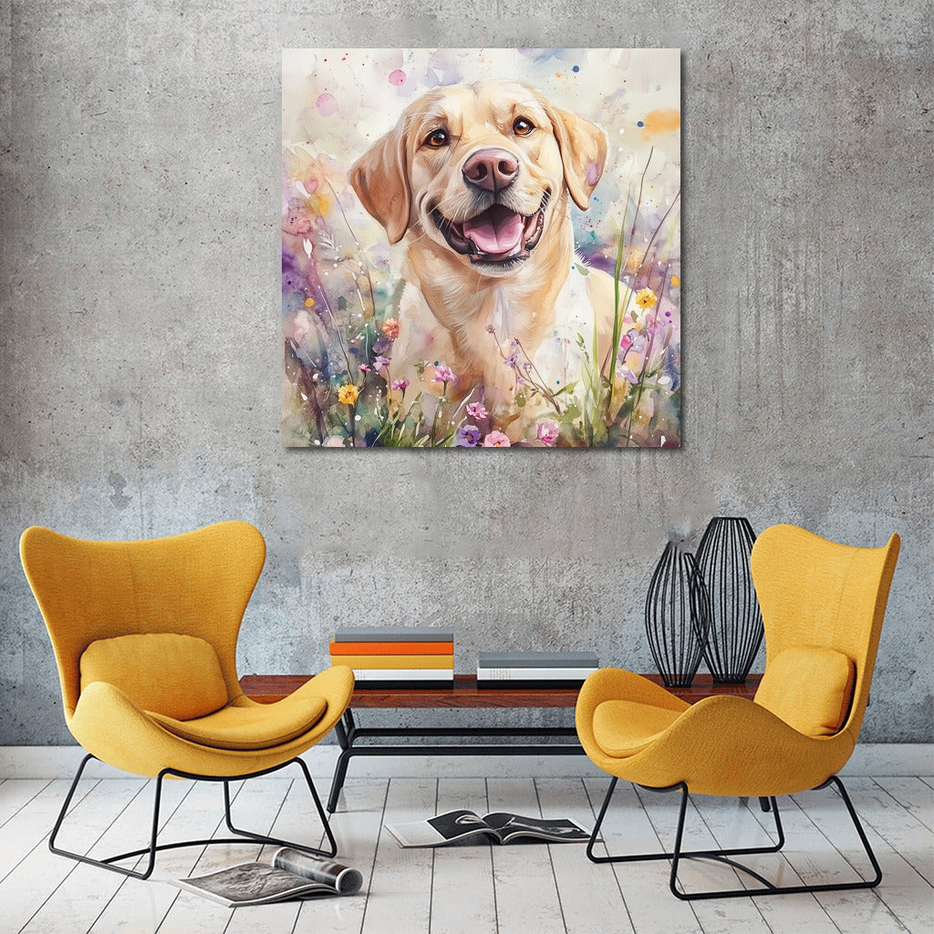Flower Labrador: Oasis of Joy