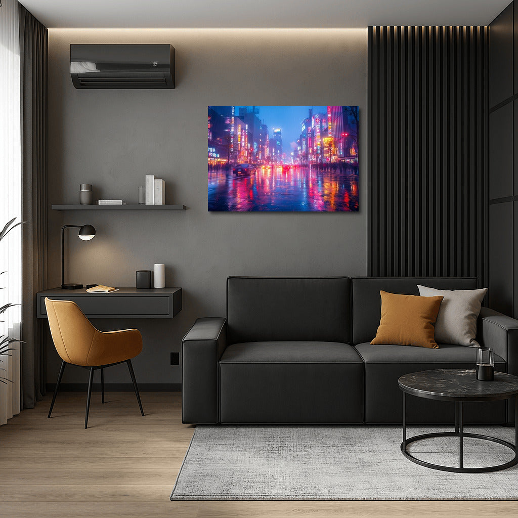 Harmony of Light: A Night Ode to Neon