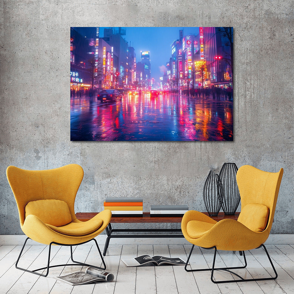 Harmony of Light: A Night Ode to Neon