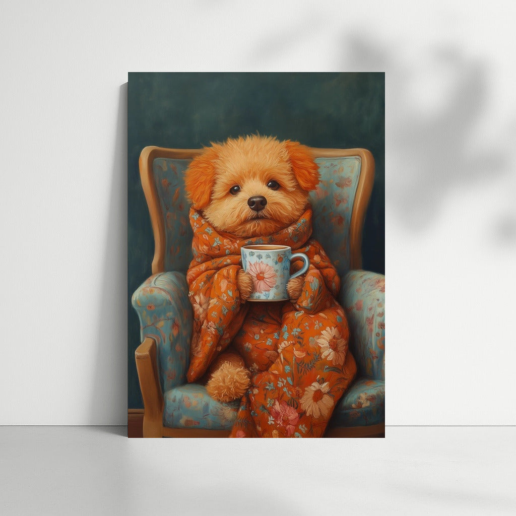 Fluffy Hideaway in a Chair