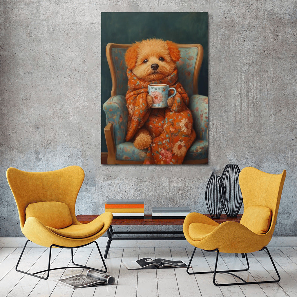 Fluffy Hideaway in a Chair