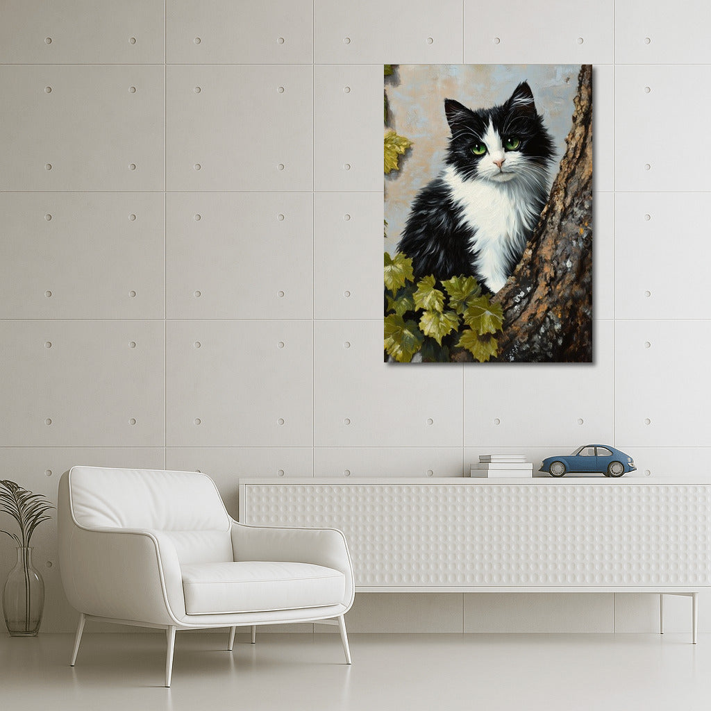 Harmony in Stripes: Nature's Furry Guardian