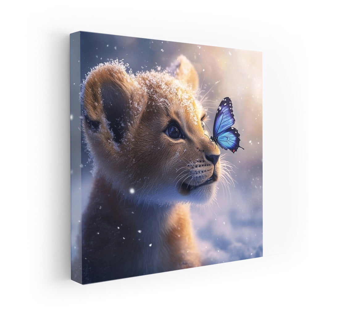 A Trembling Acquaintance: The Lion Cub and the Butterfly