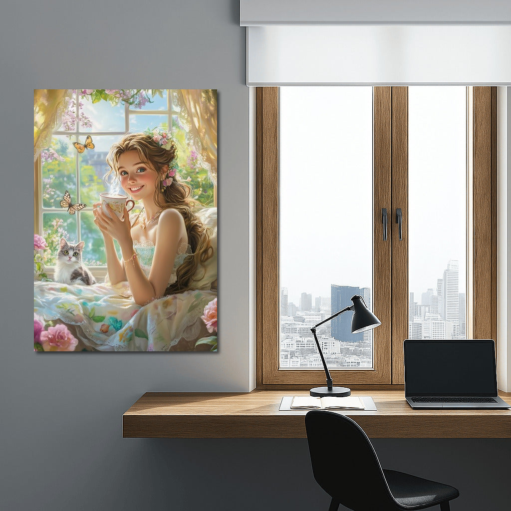 Flower Duet by the Window