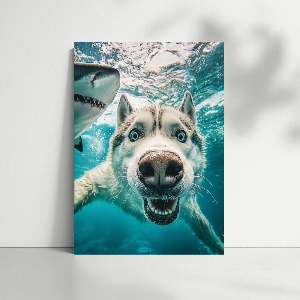 Friendship Whirlwind: Husky and Shark