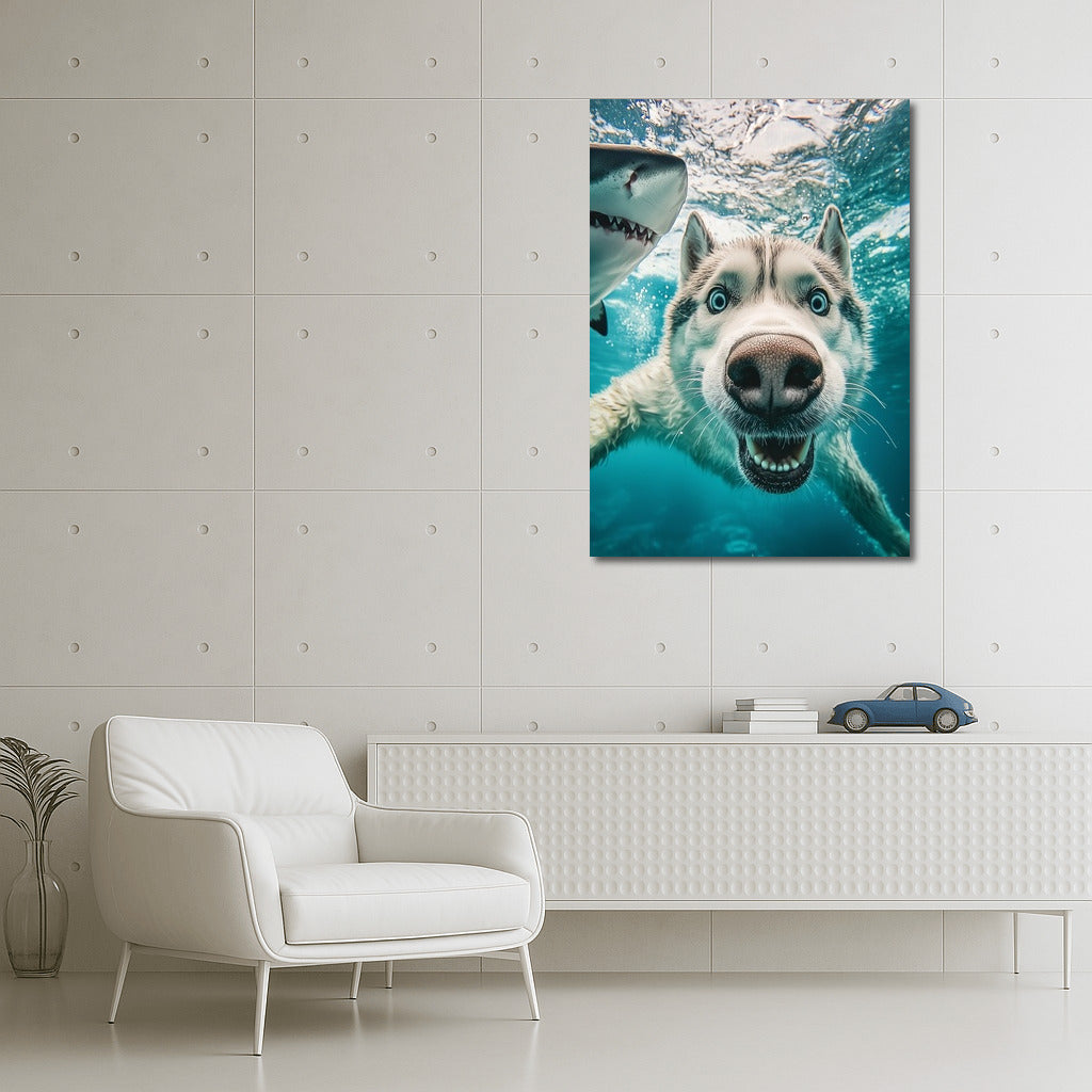 Friendship Whirlwind: Husky and Shark