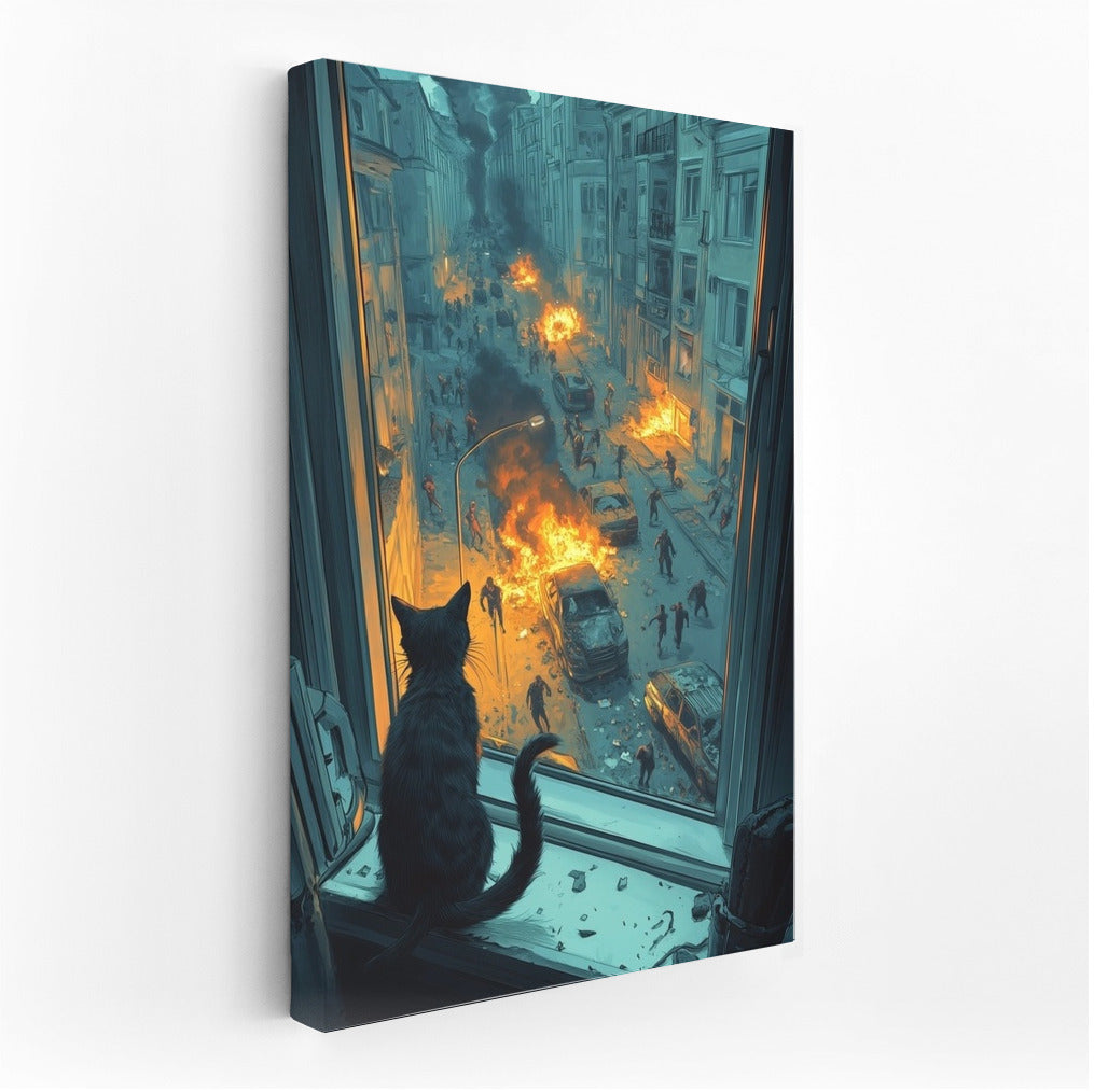City Chronicles Through a Cat's Eye View