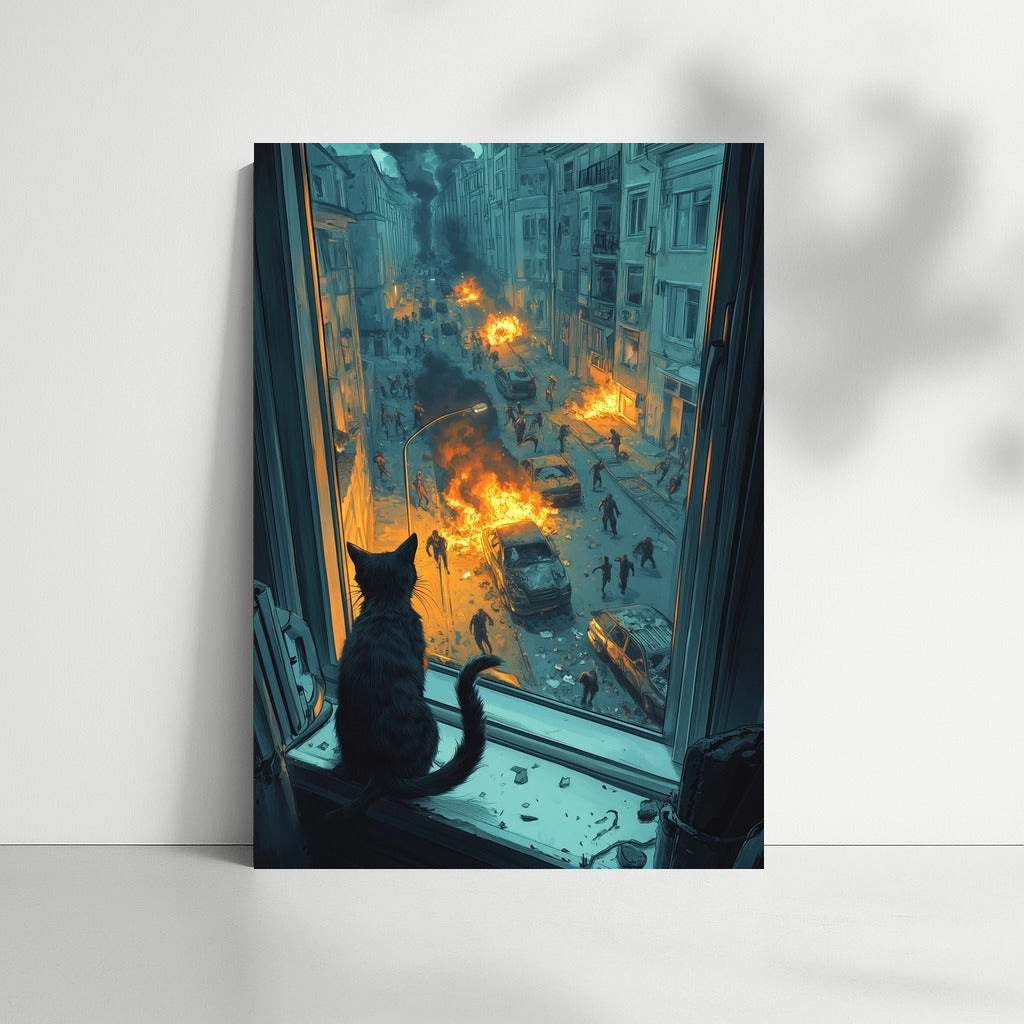 City Chronicles Through a Cat's Eye View