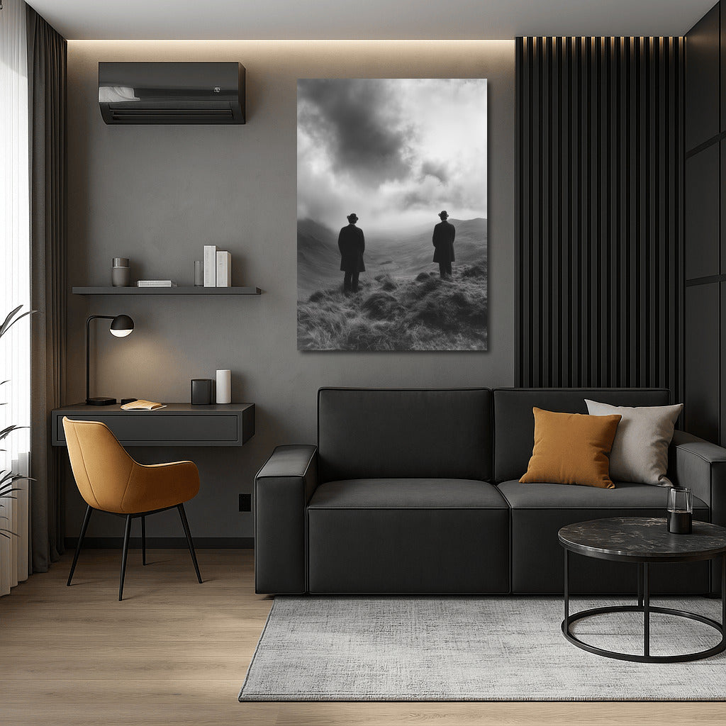 Silhouettes Beyond the Clouds