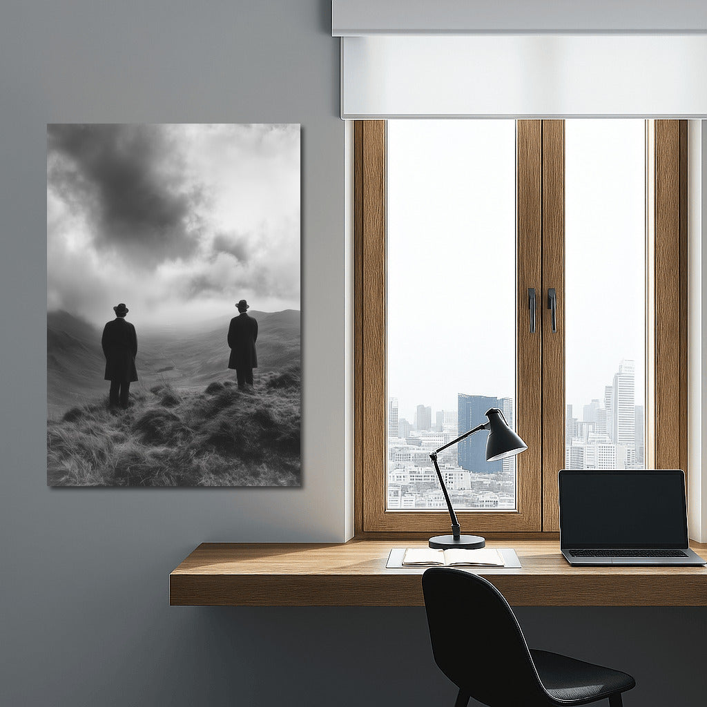 Silhouettes Beyond the Clouds