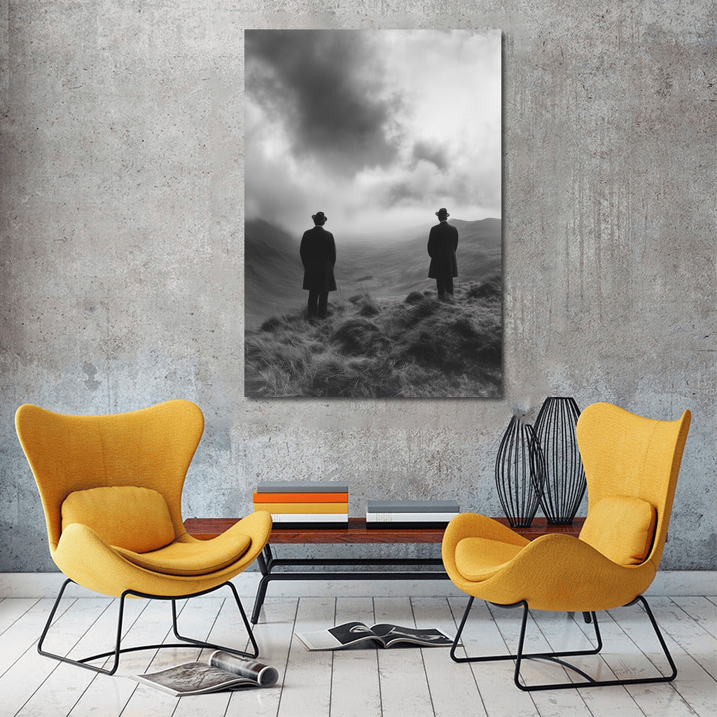 Silhouettes Beyond the Clouds