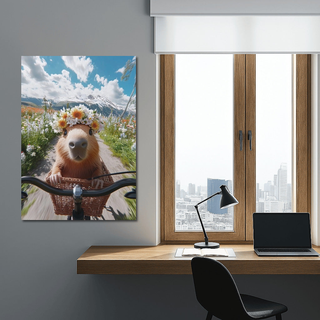 Capybara's Flower Crown Bike Ride