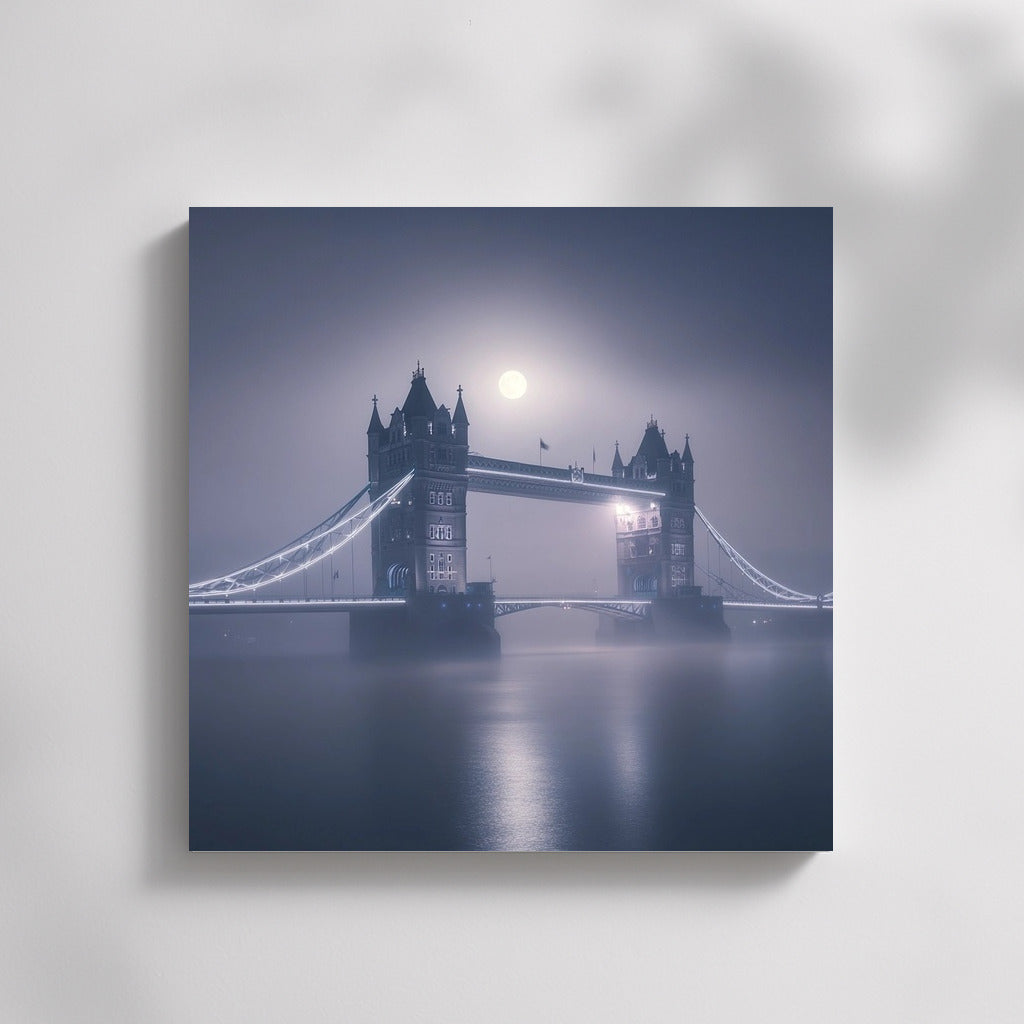 Misty Glow of London Night
