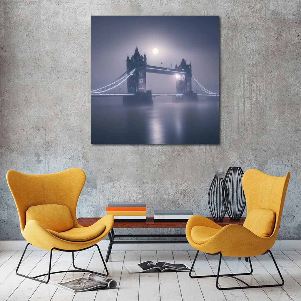 Misty Glow of London Night