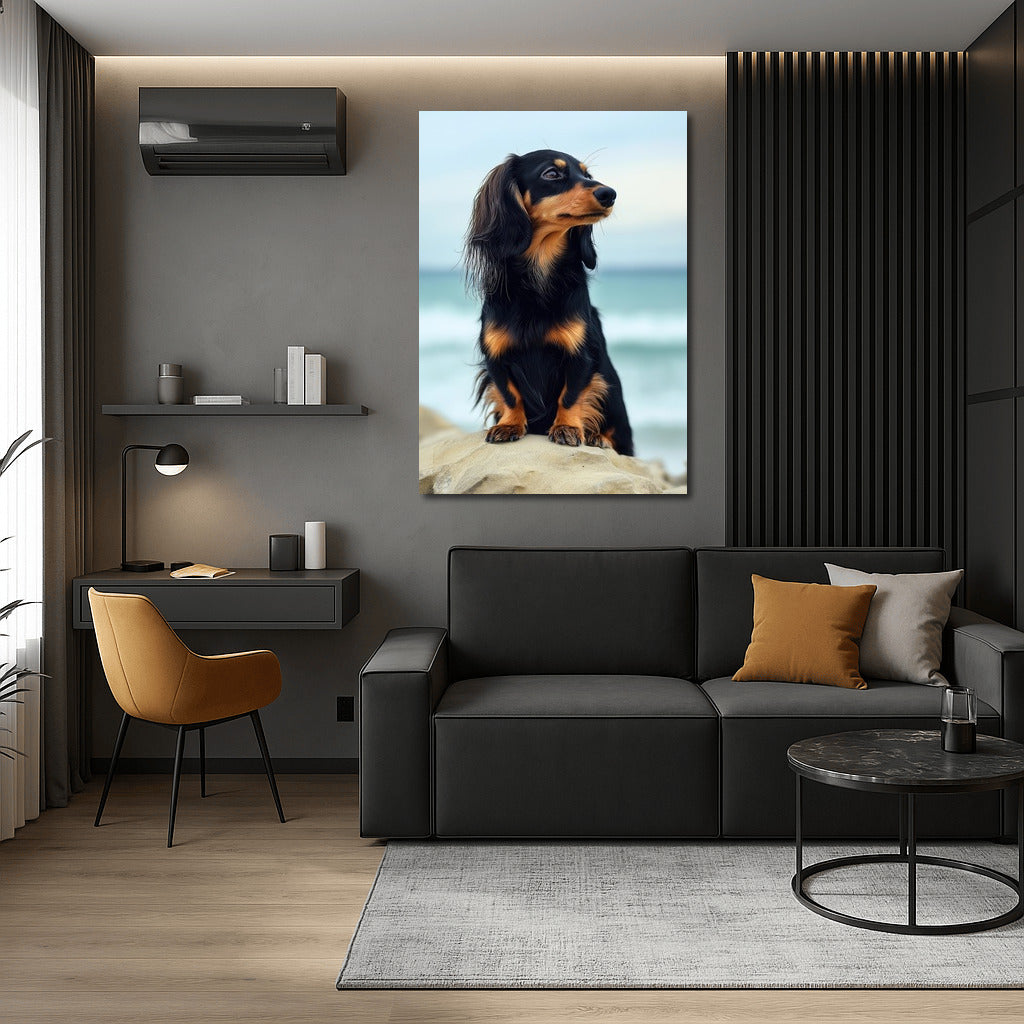 Coastal Charm: Aristocrat in Paws