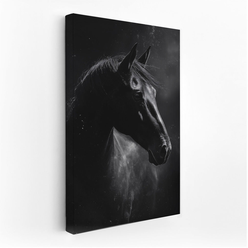 Shadow of Majesty: Silhouette of a Horse