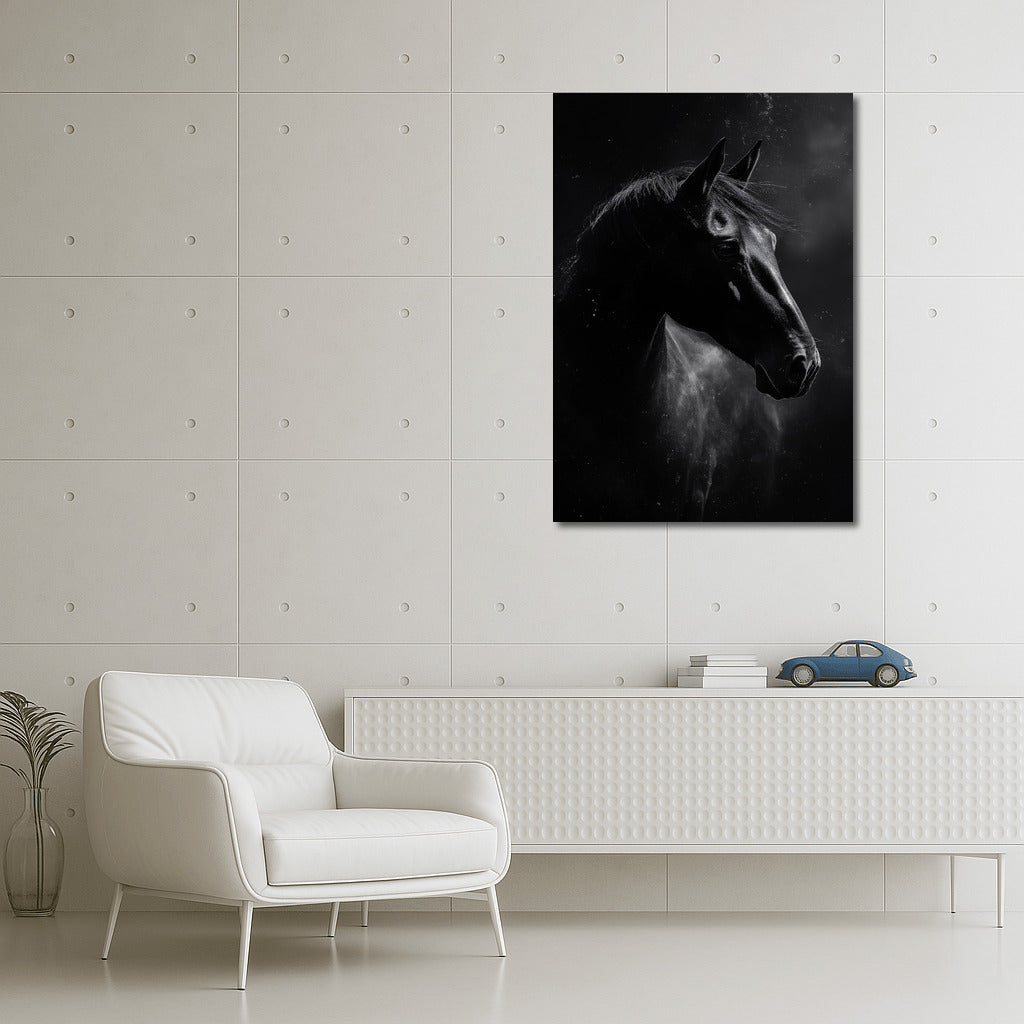 Shadow of Majesty: Silhouette of a Horse