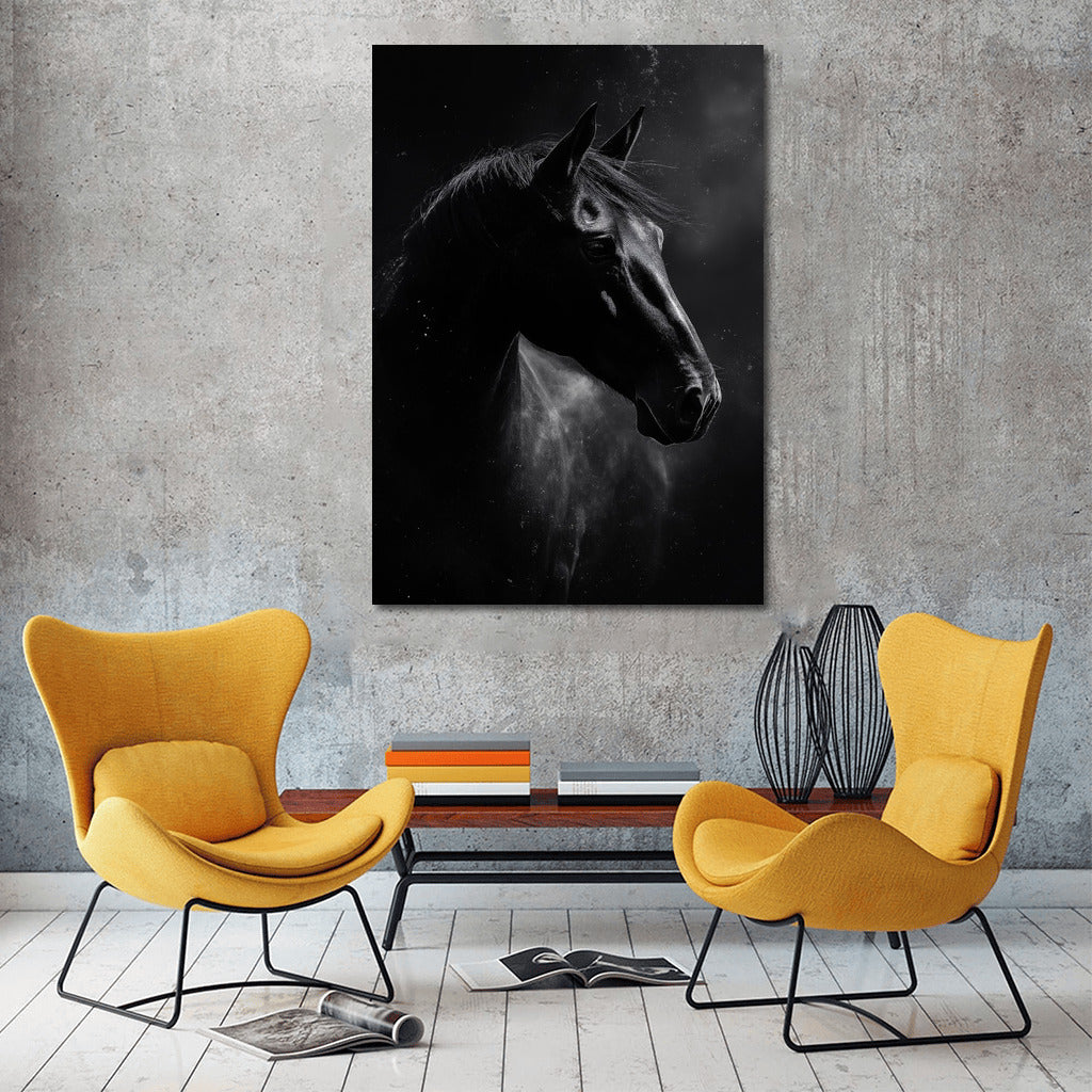 Shadow of Majesty: Silhouette of a Horse