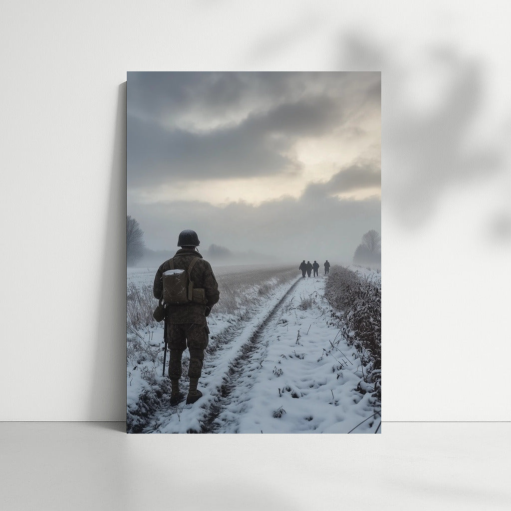 Wanderer in Winter Silence