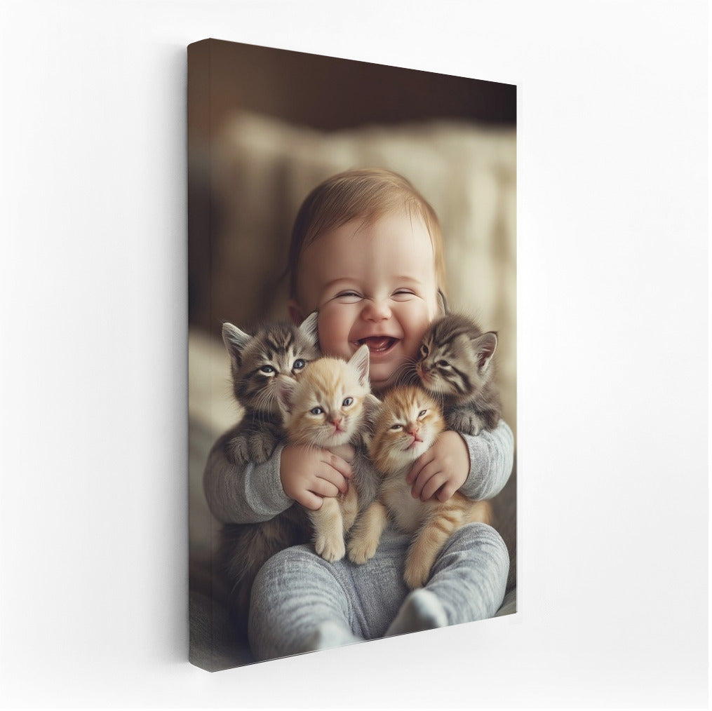 Laughter and Purring: Friends on the Palm