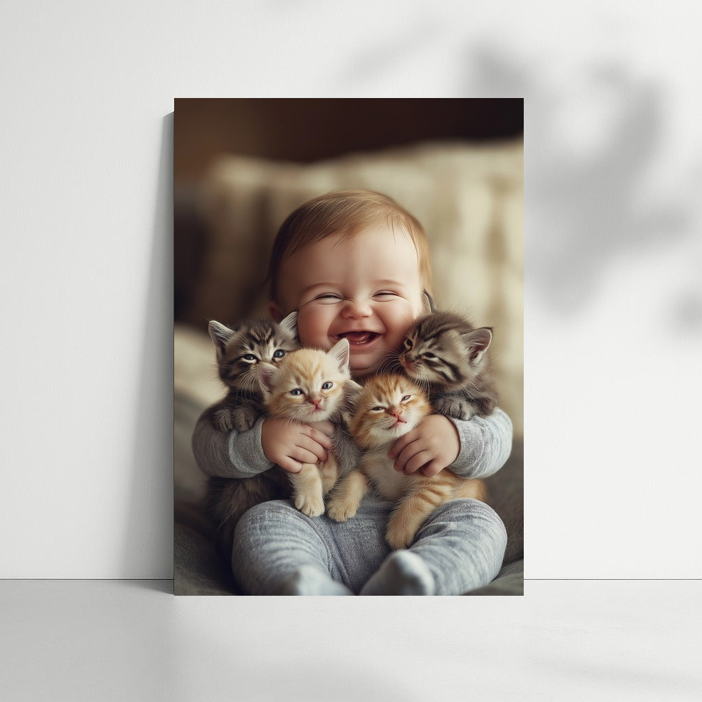 Laughter and Purring: Friends on the Palm