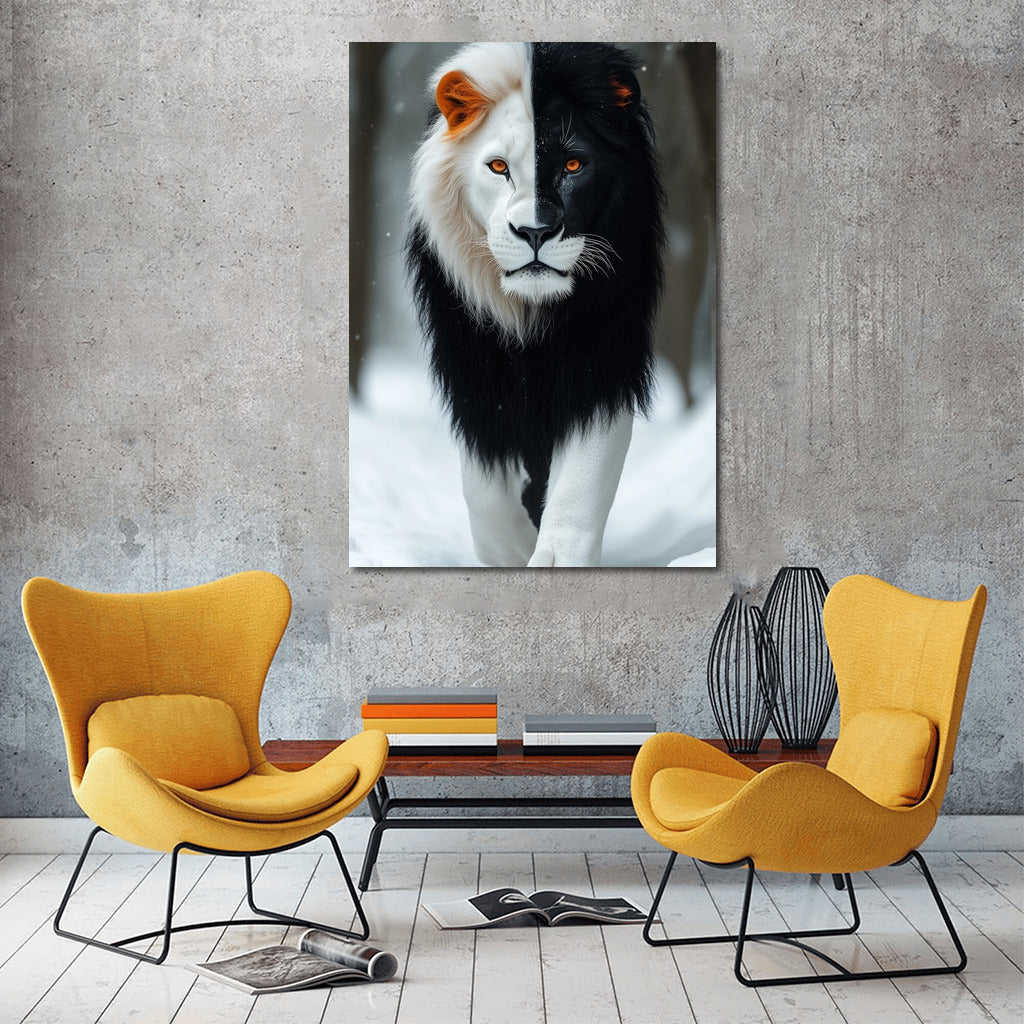 The King of Snows: Lion in Cold Majesty