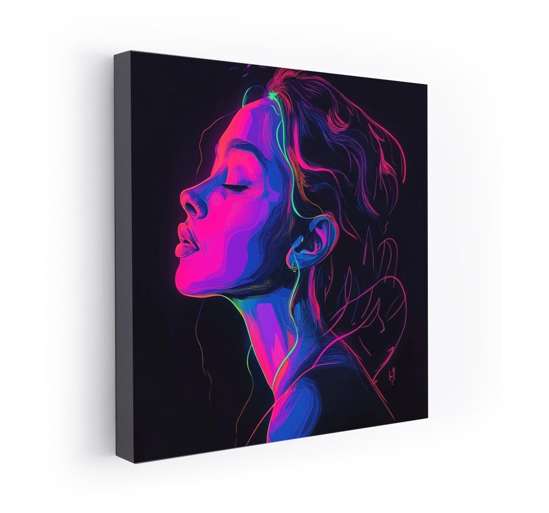 Dream Glow: Neon Silhouette