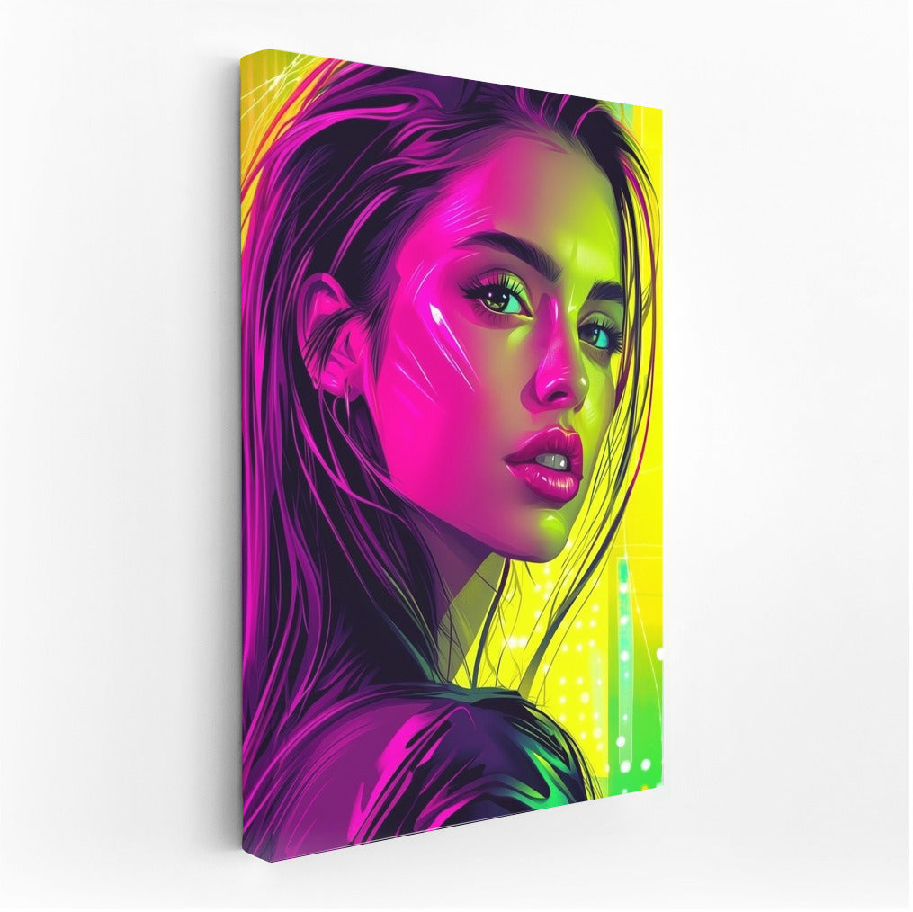 Neon Vortex of Inspiration