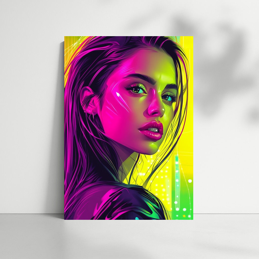Neon Vortex of Inspiration