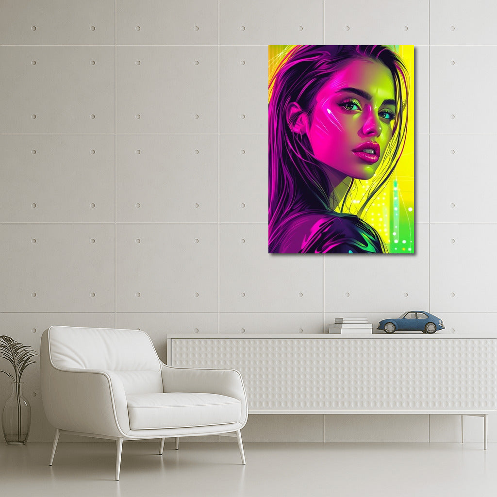 Neon Vortex of Inspiration