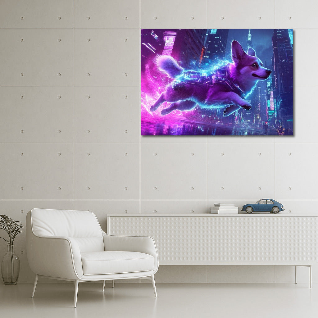 Cybercorgi Neon Odyssey