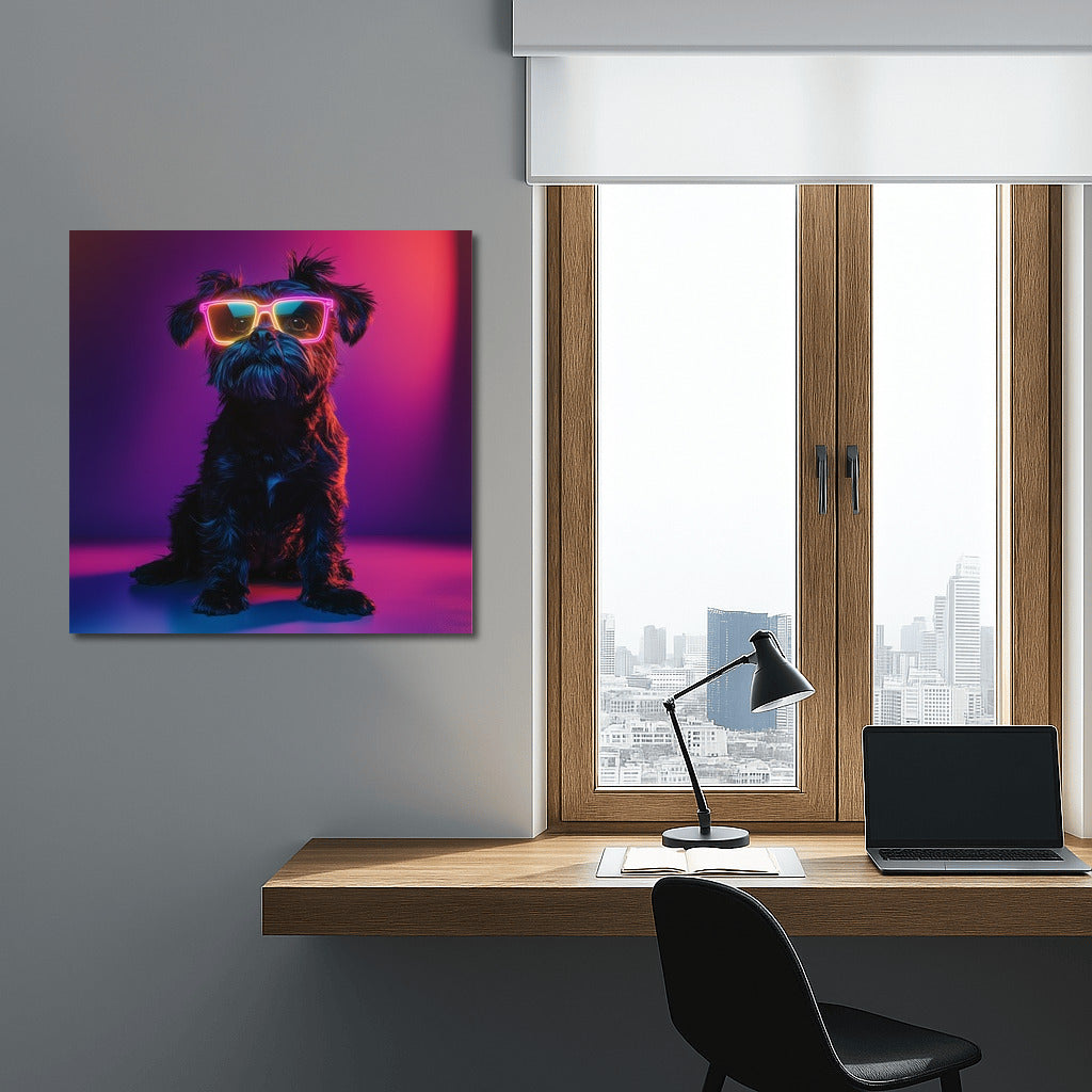 Neon Puppy: Looking Through Rainbow Lenses