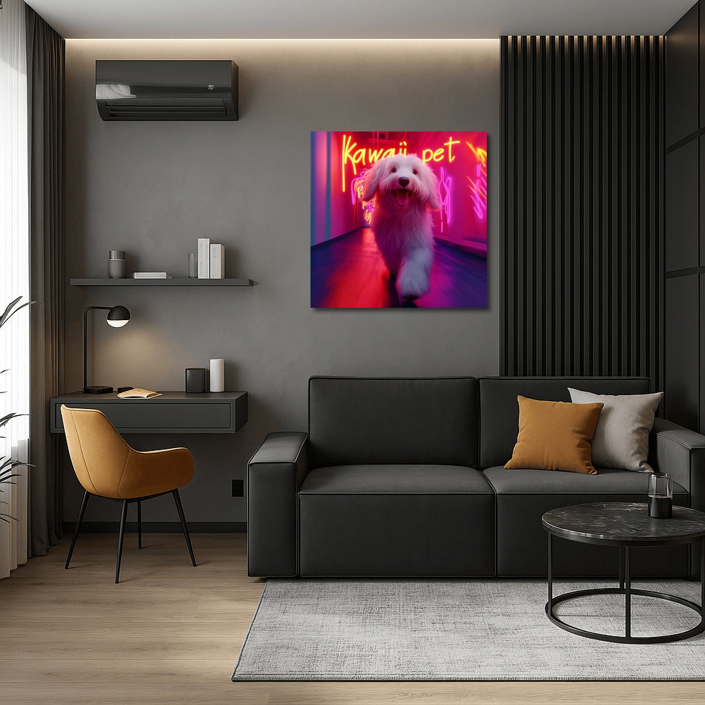 Neon Fluffy: Light of Comfort
