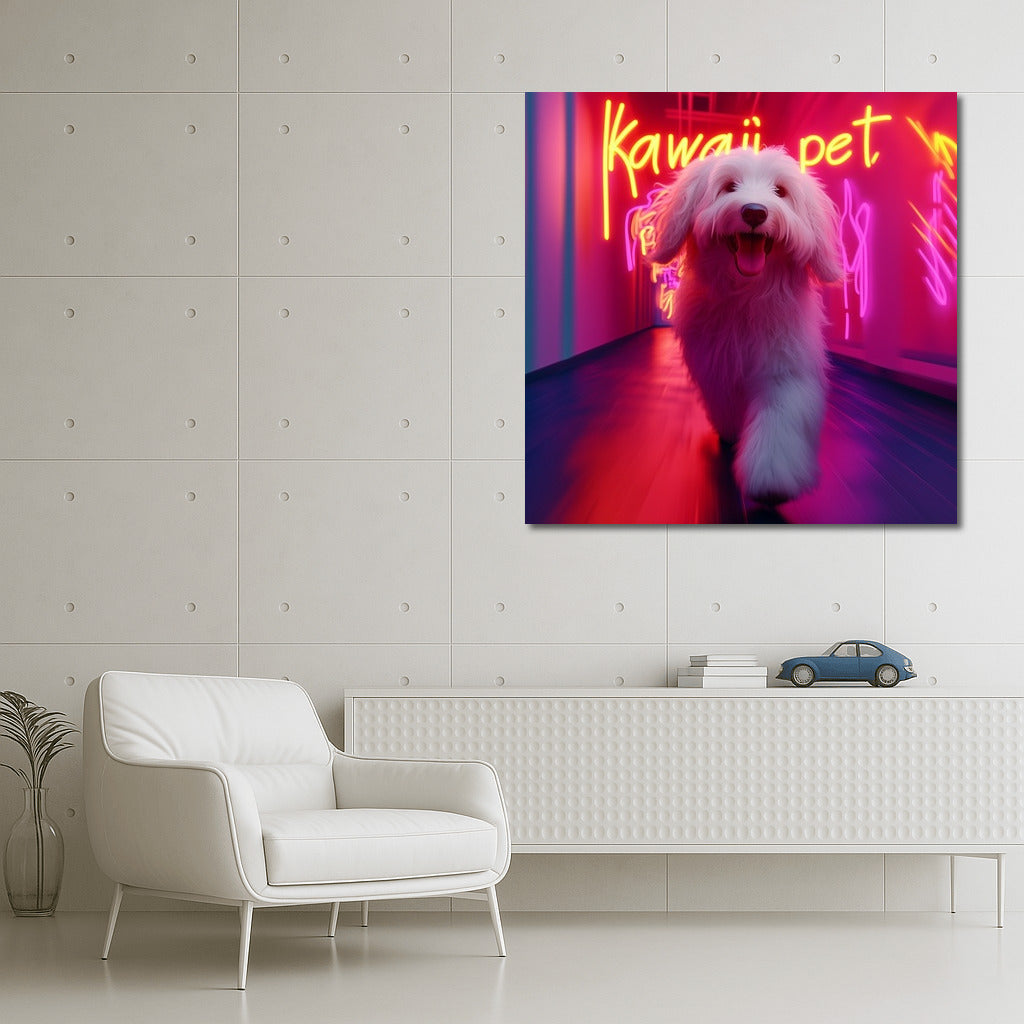 Neon Fluffy: Light of Comfort