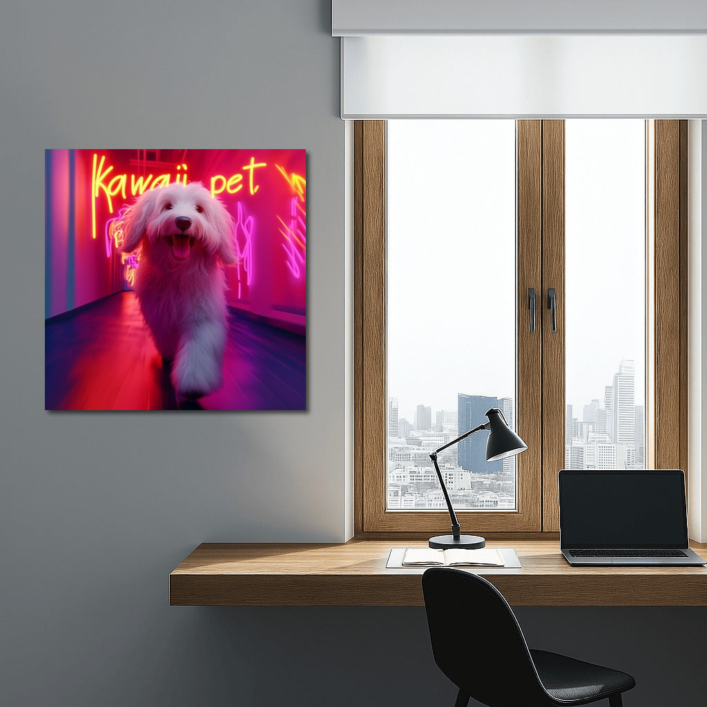 Neon Fluffy: Light of Comfort