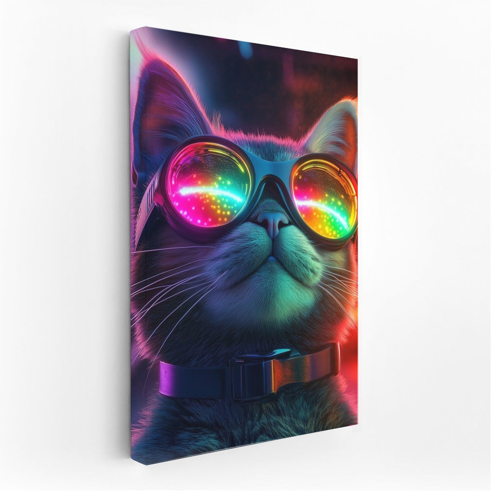 Neon Cat Look