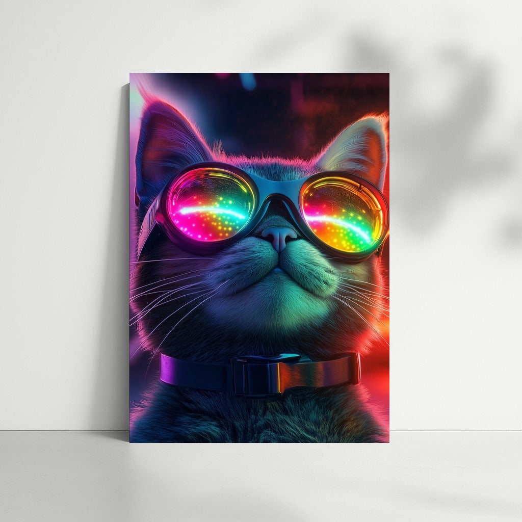 Neon Cat Look