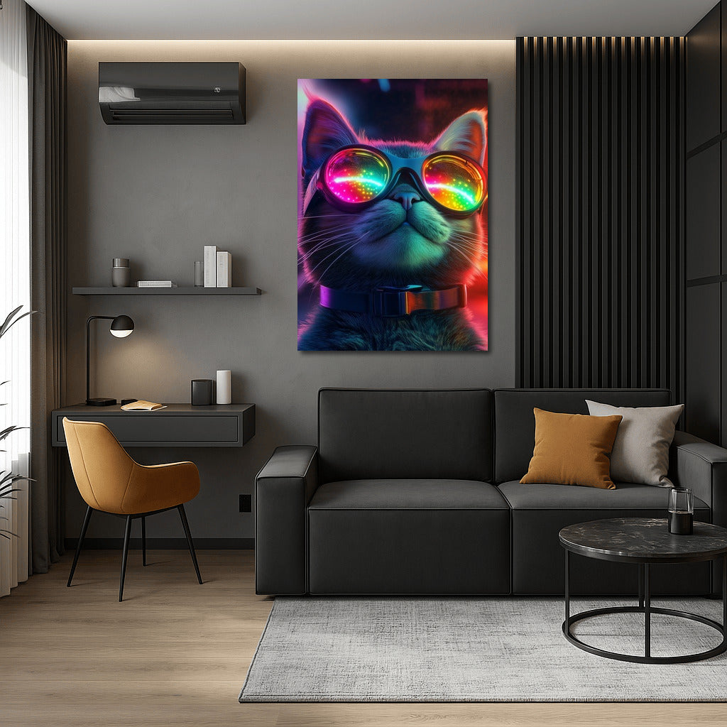 Neon Cat Look
