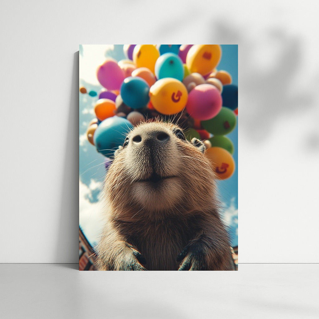 Capybara's Sky Flight