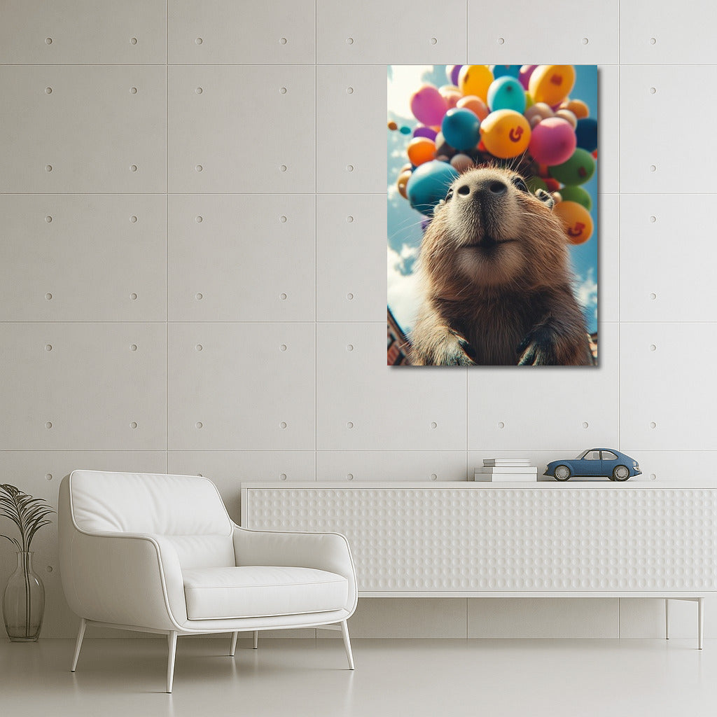 Capybara's Sky Flight