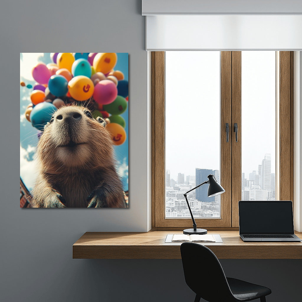Capybara's Sky Flight