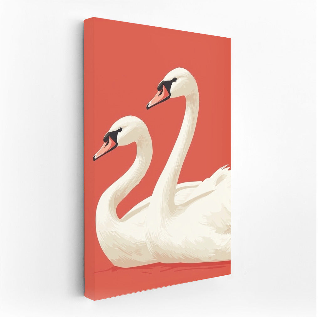 Swan Symphony of Color