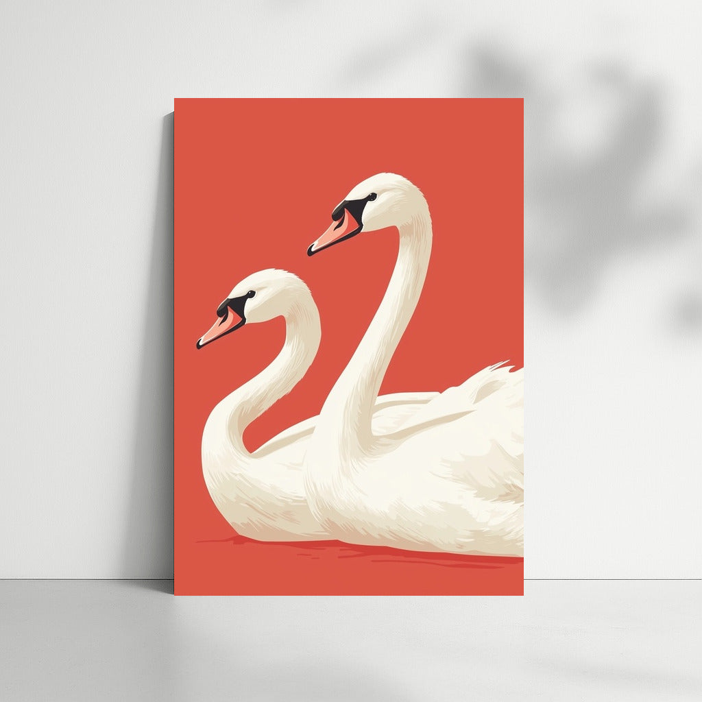 Swan Symphony of Color