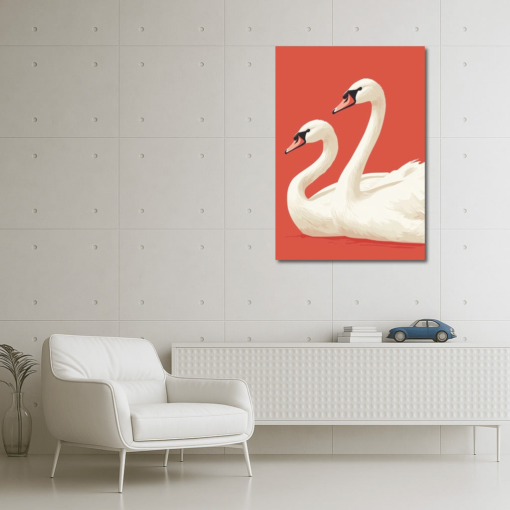 Swan Symphony of Color