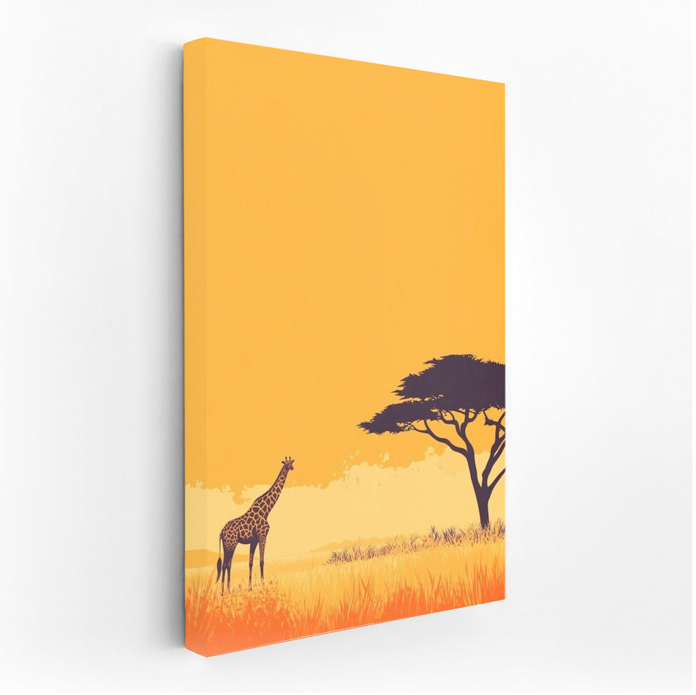Tall Silhouette of Sunset