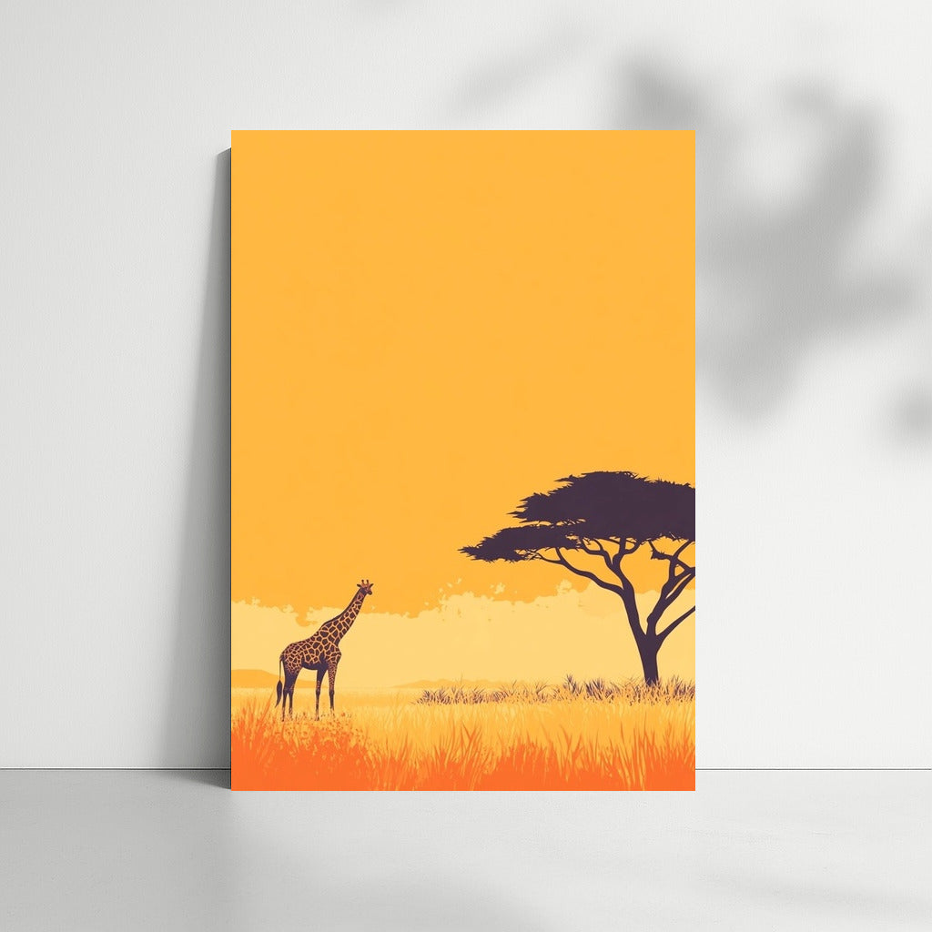 Tall Silhouette of Sunset