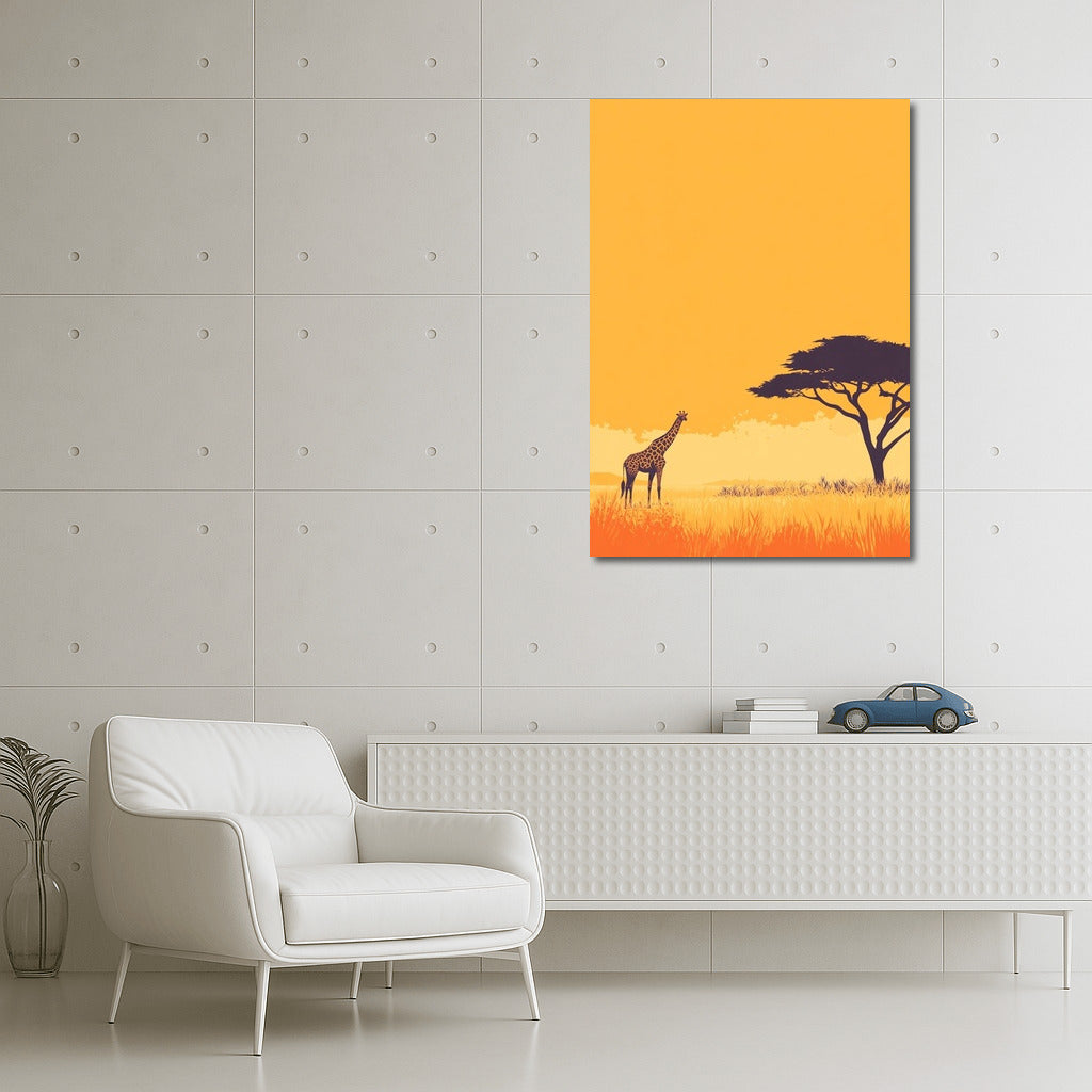 Tall Silhouette of Sunset